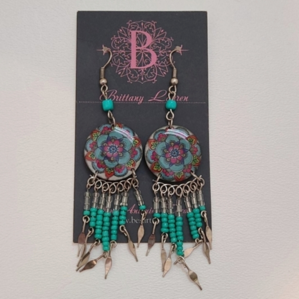 Bohemian style earrings